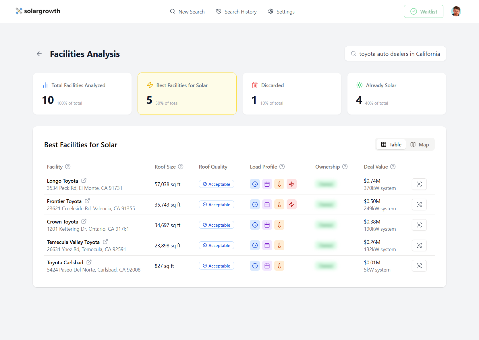 App screenshot